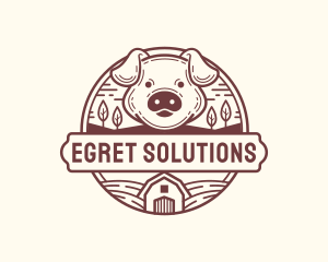 Livestock Pig Farm logo design