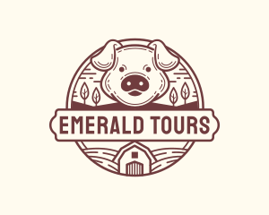 Livestock Pig Farm logo design