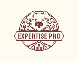 Livestock Pig Farm logo design