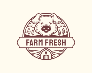 Livestock Pig Farm logo design