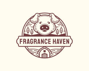 Livestock Pig Farm logo design