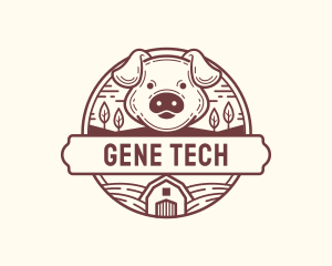 Livestock Pig Farm logo design