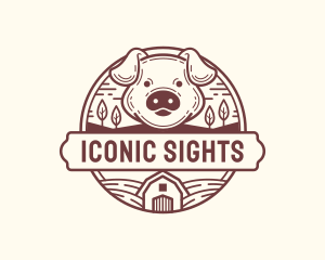 Livestock Pig Farm logo design