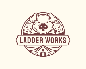 Livestock Pig Farm logo design