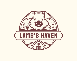 Livestock Pig Farm logo design