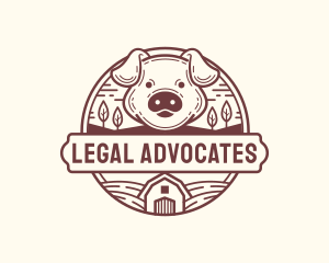 Livestock Pig Farm logo design