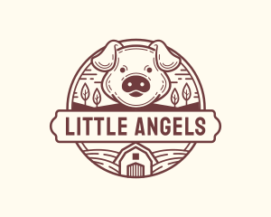 Livestock Pig Farm logo design