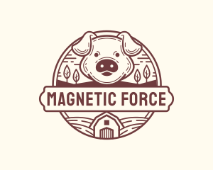 Livestock Pig Farm logo design