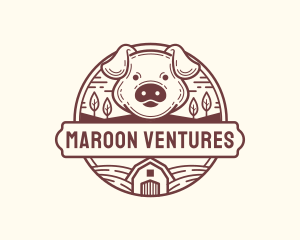 Livestock Pig Farm logo design