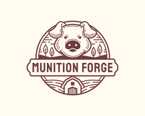 Livestock Pig Farm logo design