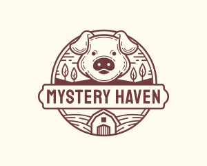 Livestock Pig Farm logo design