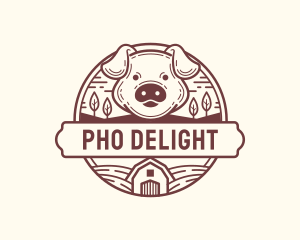 Livestock Pig Farm logo design