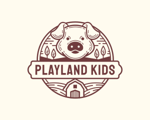 Livestock Pig Farm logo design