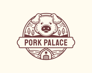 Swine - Livestock Pig Farm logo design