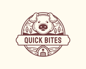 Livestock Pig Farm logo design