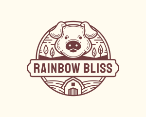 Livestock Pig Farm logo design