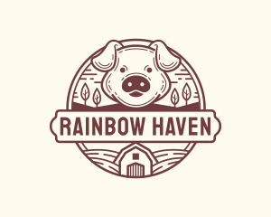 Livestock Pig Farm logo design