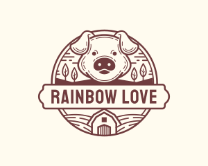 Livestock Pig Farm logo design