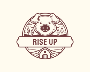 Livestock Pig Farm logo design