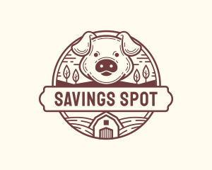 Livestock Pig Farm logo design