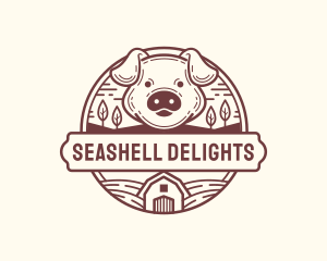 Livestock Pig Farm logo design