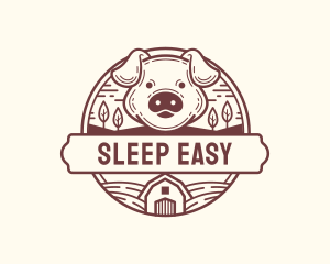 Livestock Pig Farm logo design