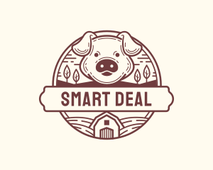 Livestock Pig Farm logo design