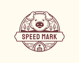 Livestock Pig Farm logo design