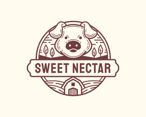 Livestock Pig Farm logo design