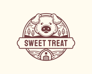 Livestock Pig Farm logo design