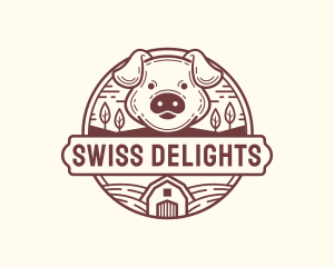 Livestock Pig Farm logo design