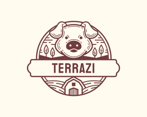 Livestock Pig Farm logo design