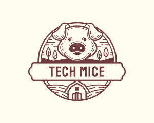 Livestock Pig Farm logo design