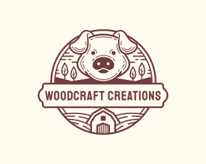 Livestock Pig Farm logo design