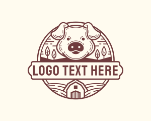 Boar - Livestock Pig Farm logo design