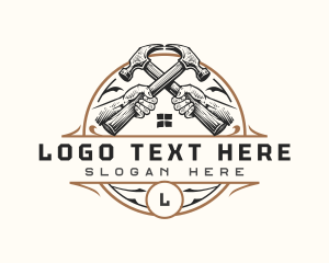 Residential - Hand Hammer Carpentry logo design