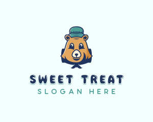 Bear Camping Scout  logo design