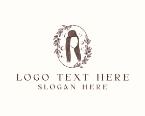 Foliage - Mystic Hair Braid Woman logo design