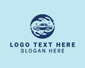 Automobile - Car Splash Cleaning logo design