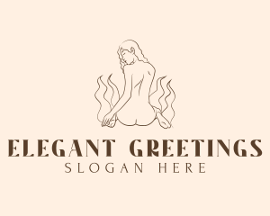 Elegant Wellness Female logo design