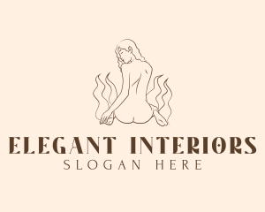 Elegant Wellness Female logo design