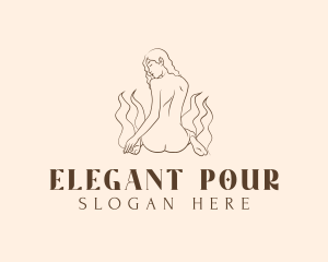 Elegant Wellness Female logo design