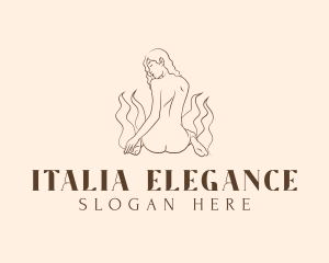 Elegant Wellness Female logo design