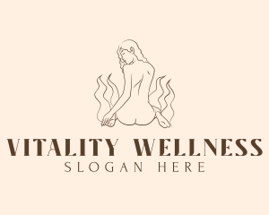 Elegant Wellness Female logo design