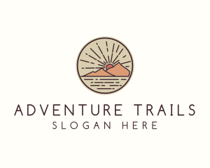 Island Mountain Camping  logo design