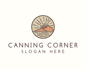 Island Mountain Camping  logo design