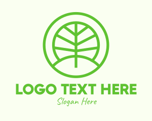 Eco - Green Eco Forest logo design