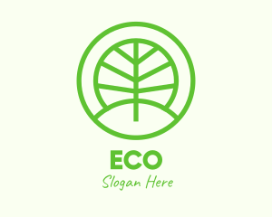 Green Eco Forest logo design