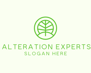 Green Eco Forest logo design