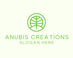 Green Eco Forest logo design